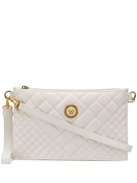 white versace clutch|Versace clutch sale.